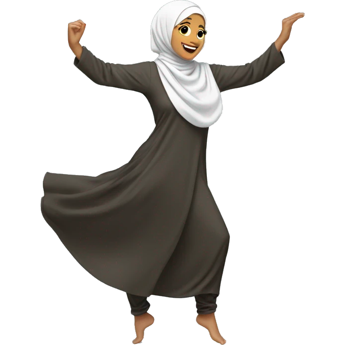 dancing hijabi emoji