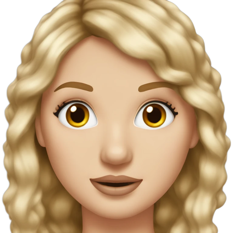 taylor swift with hyperpigmentation emoji