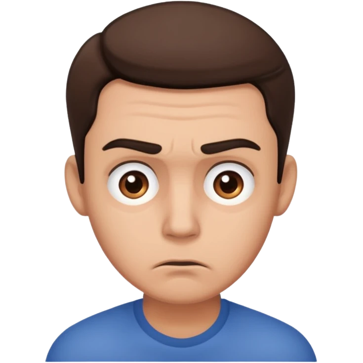 Overwhelmed man emoji