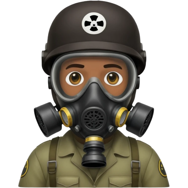 pablo escobar wearing a gas mask emoji