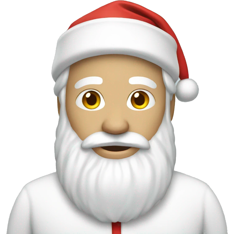White Santa  emoji