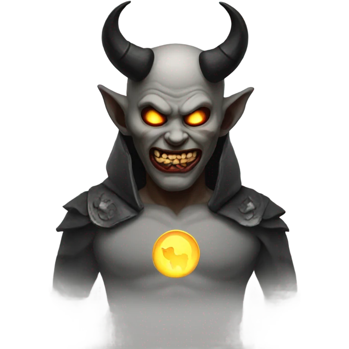 demon with a halo emoji