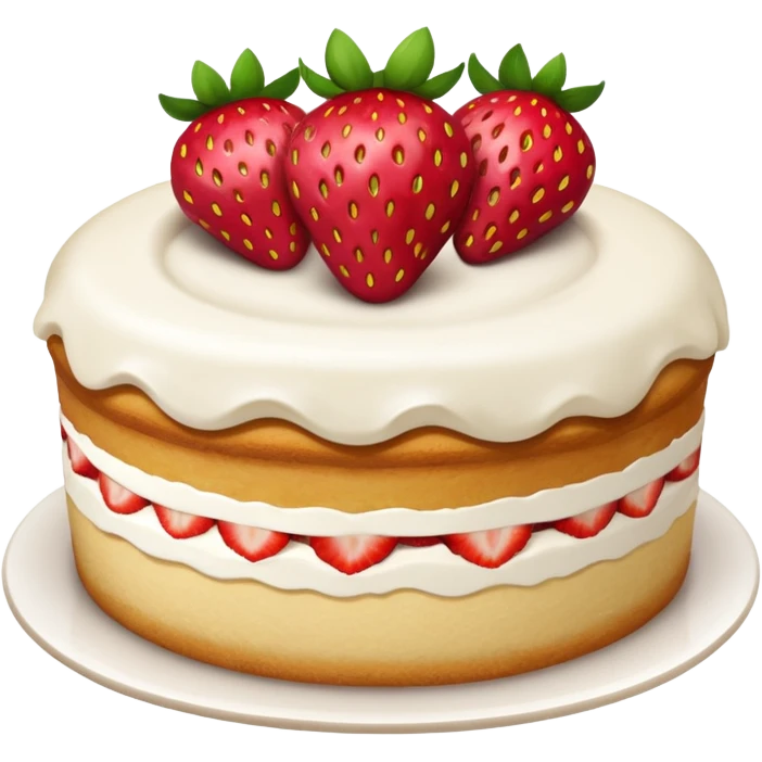 Strawberry chiscake emoji
