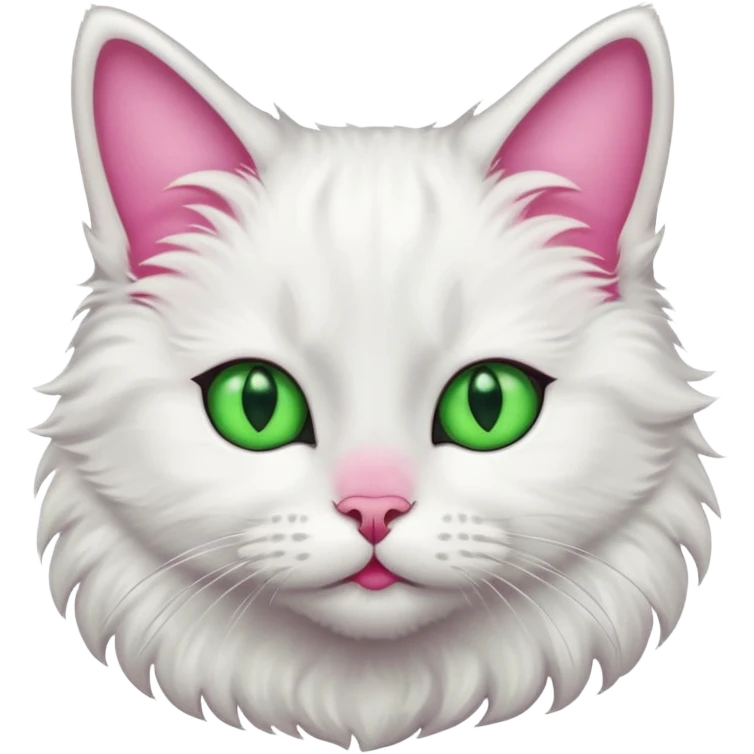 white and black cat emoji