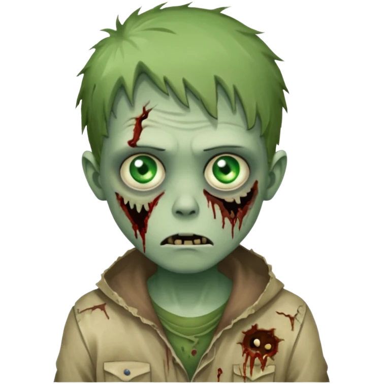 Kid zombie emoji