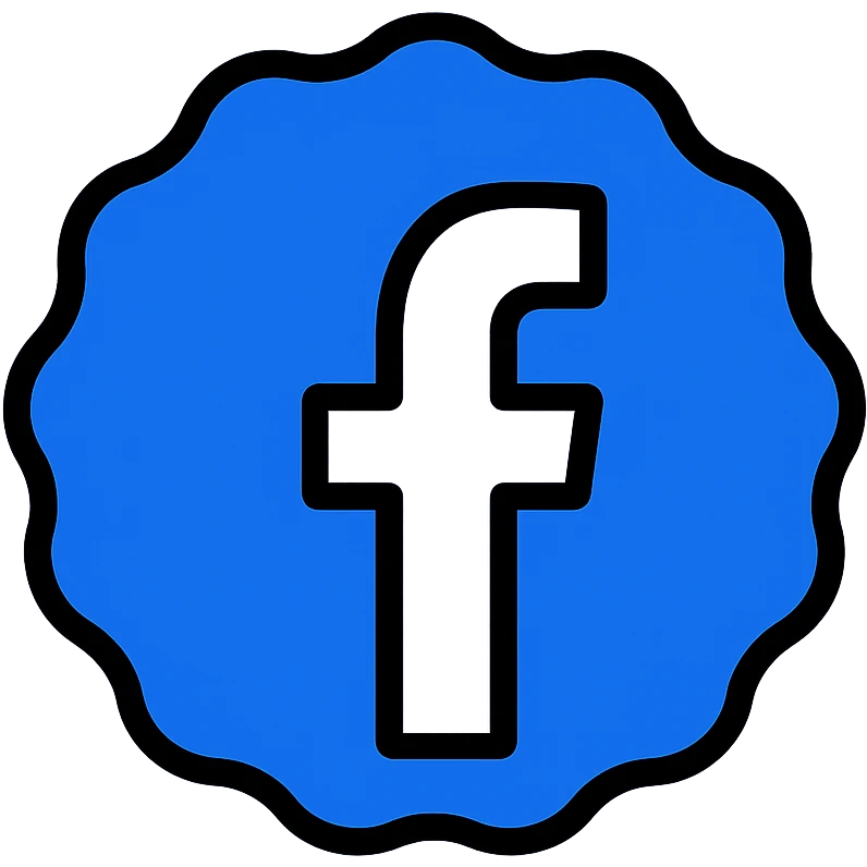 Facebook blue badge icon emoji