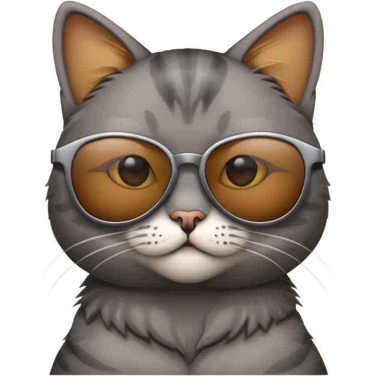 Cat wearing sunglasses emoji