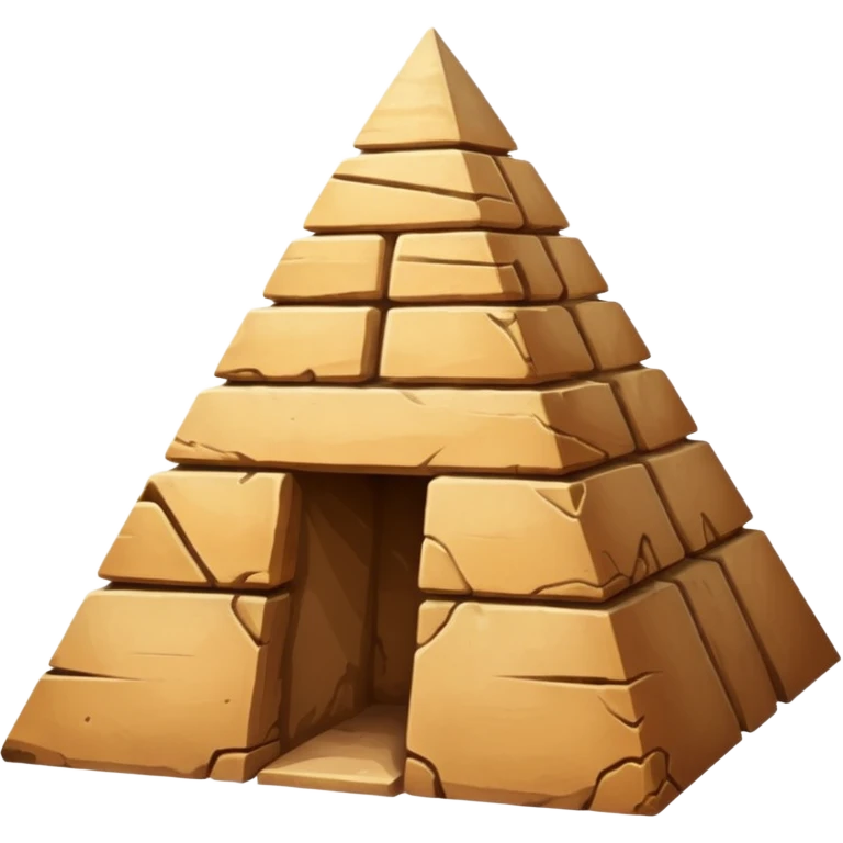 do a pyramide like egypte pyramide  emoji