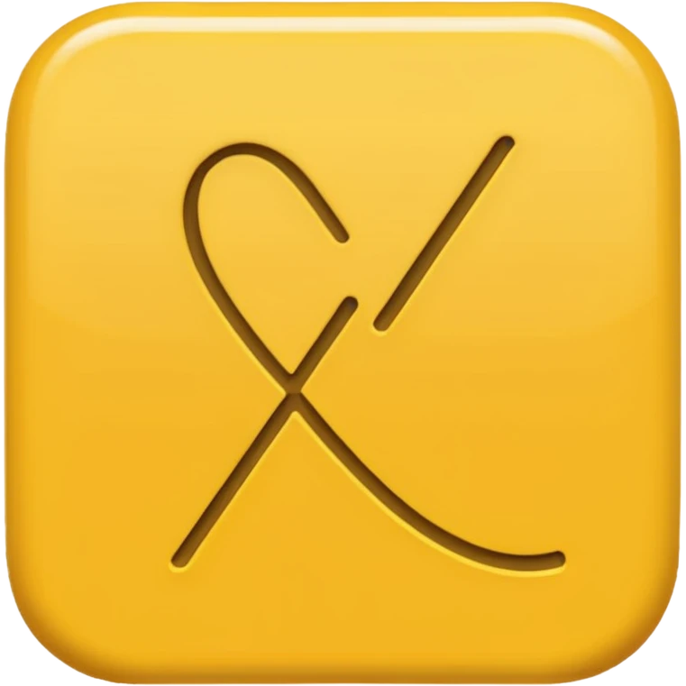 yellow letter 𝔇 emoji emoji