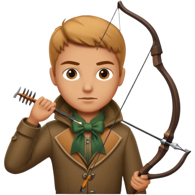 Ein jäger mit Bogen emoji