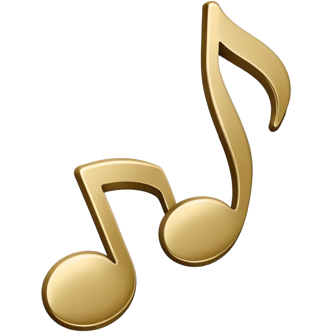  musical note khaki  emoji