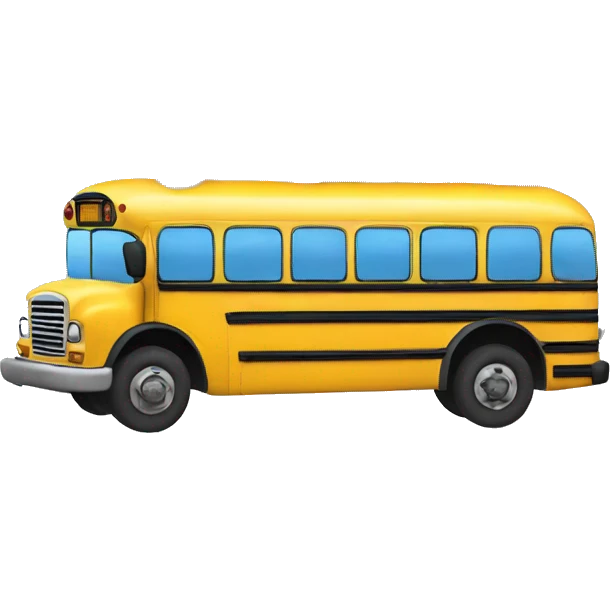 bus with smoke and the words "Struggle Bus" at the bottom emoji
