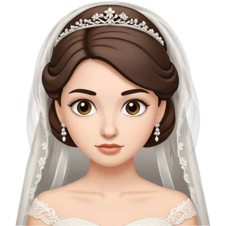 beautiful brow hair bride emoji