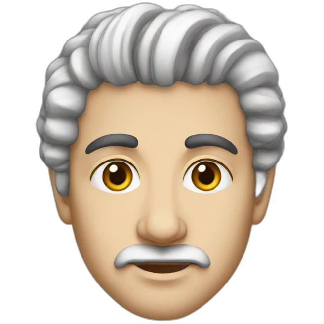 Armenian king, young, white skin, Armenian features, traditional emoji