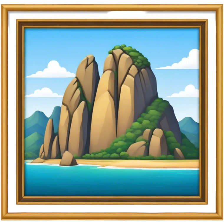 Guatapé Rock Emoji emoji
