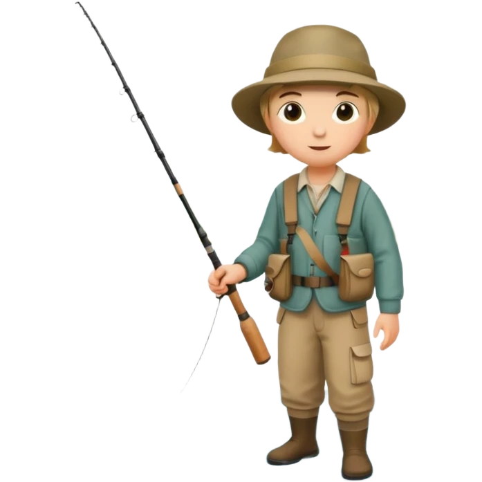 Fly fishing emoji
