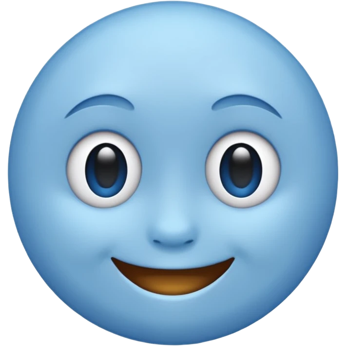 Blue emoji emoji