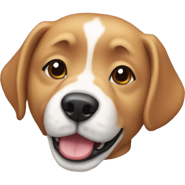Chien qui hutle emoji