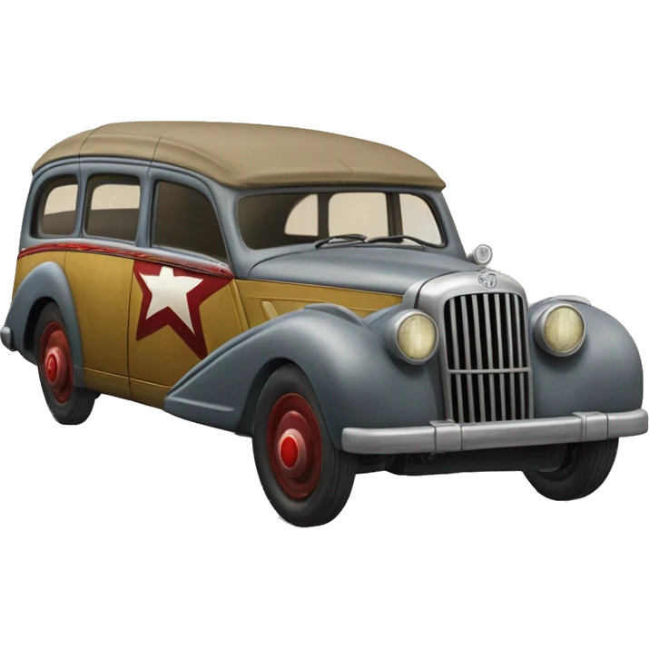 Wonder Woman’s Invisible 1943 WW2 Mercedes German Staff Officer’s 4-door Car Repurposed for U.S. Mail delivery  emoji