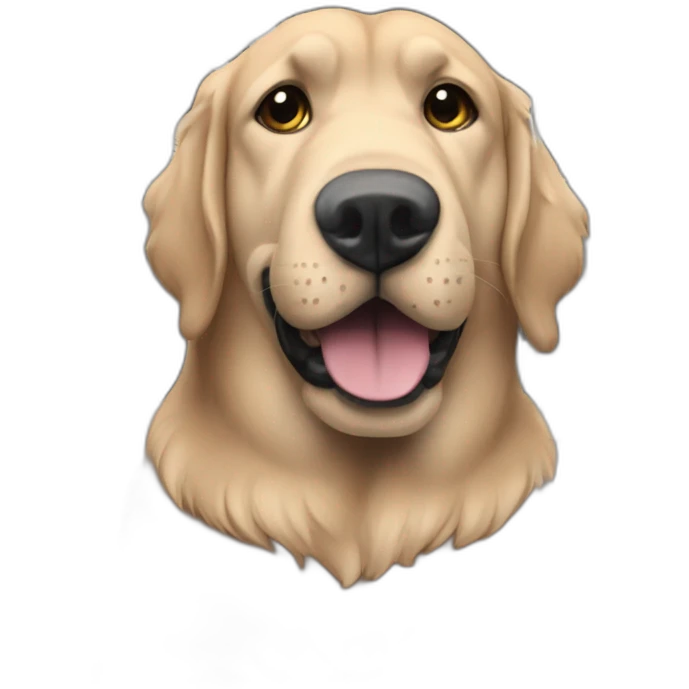 big dog using an iphone while on the subway emoji