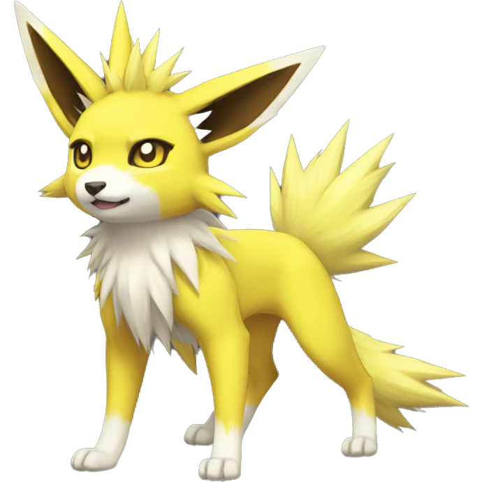 Jolteon-Renamon full body emoji