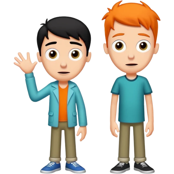 Phineas and Ferb cartoon emoji