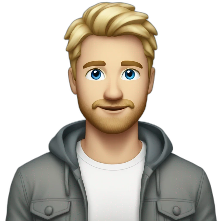 handsome-34-year-old-man-with-dirty-blonde-hair-and-kind-ocean-blue-eyes-and-a-short-cropped-beard-and-white-tshirt emoji