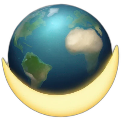 Planete avec des lunnettes emoji