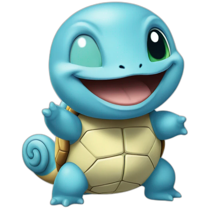 Happy squirtle emoji