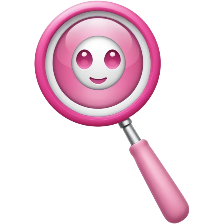 mix light pink dark pink and white girly wifi internet with a magnifying glass emoji