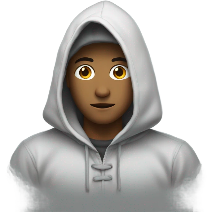 guy with hood  emoji