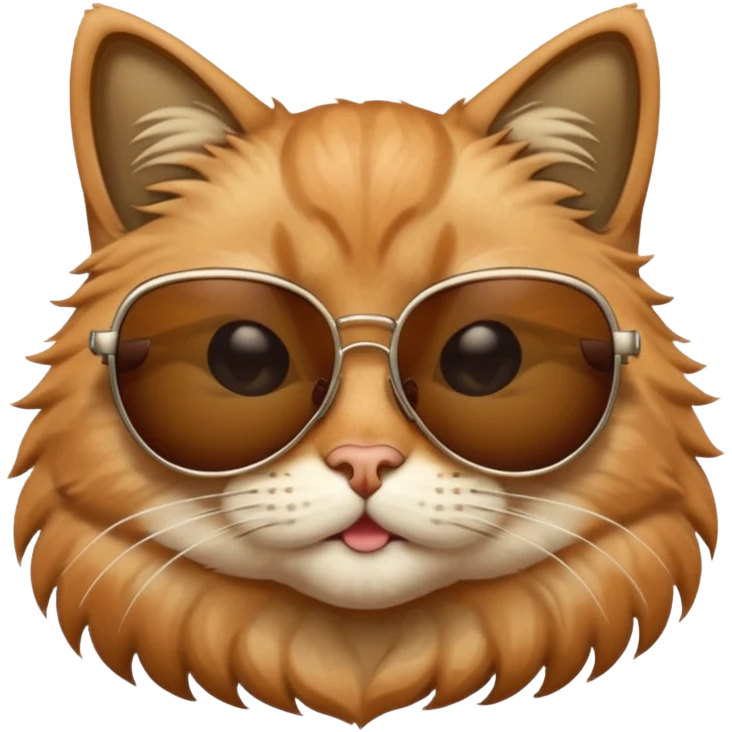 Cat wearing sunglasses emoji