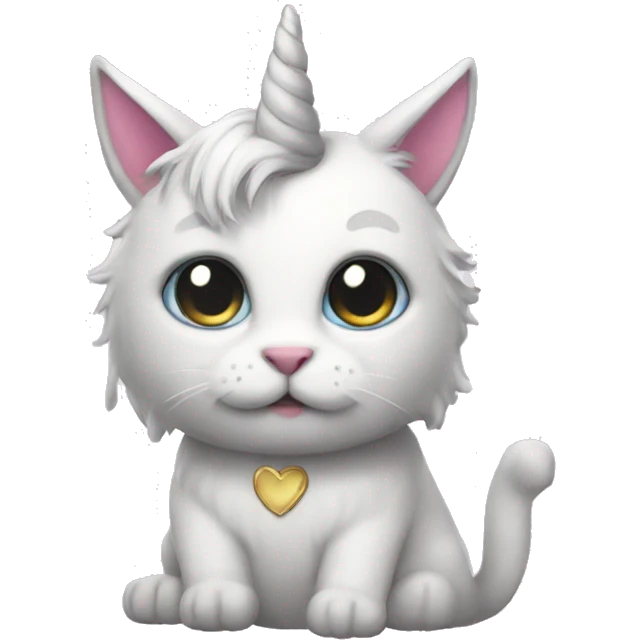 Unicorn cat emoji
