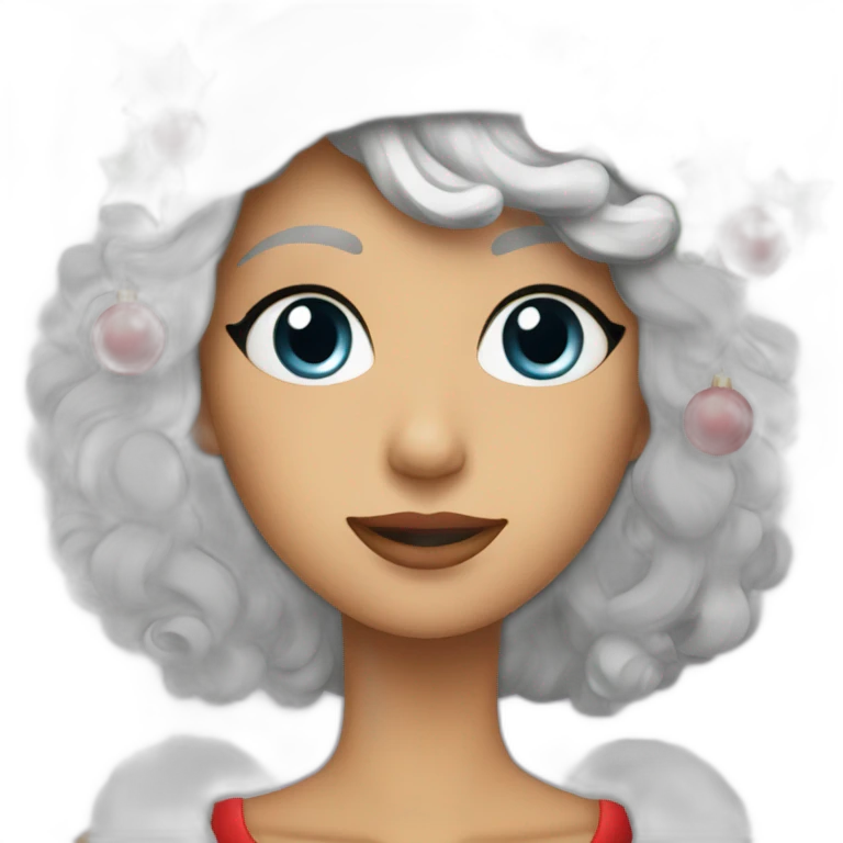 christmas ♀ emoji