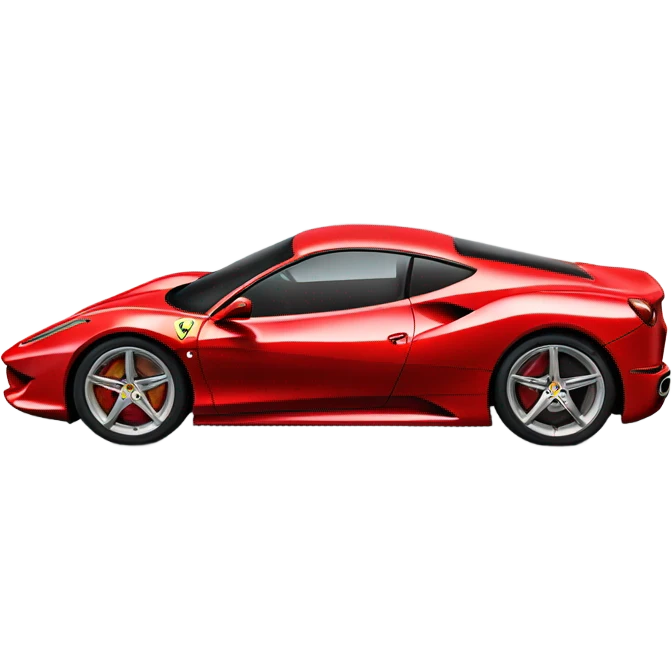 Red ferrari  emoji