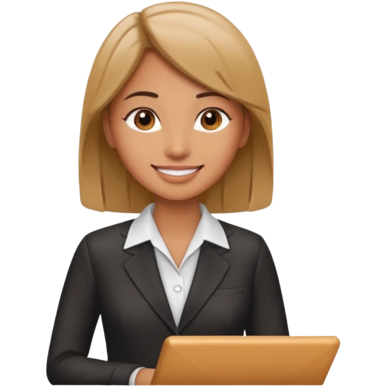 receptionist side profile standing emoji