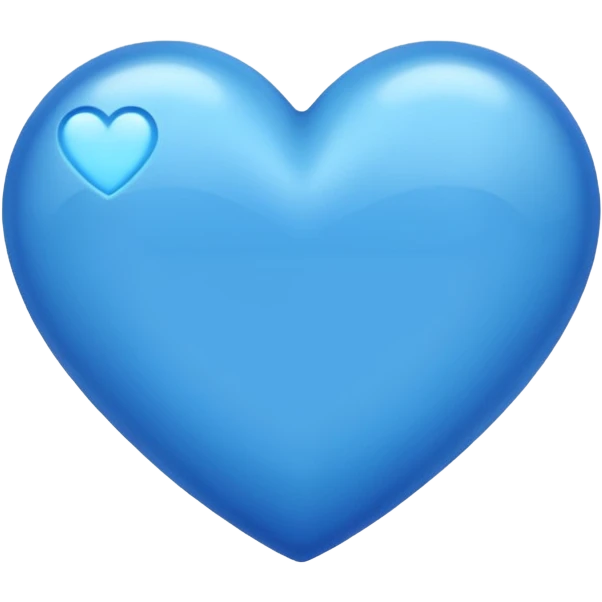 blue heart emoji