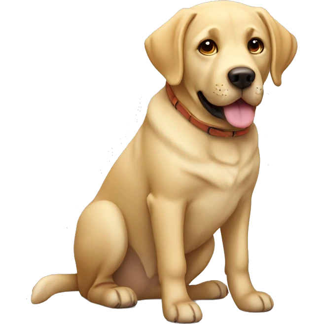 Labrador dog emoji