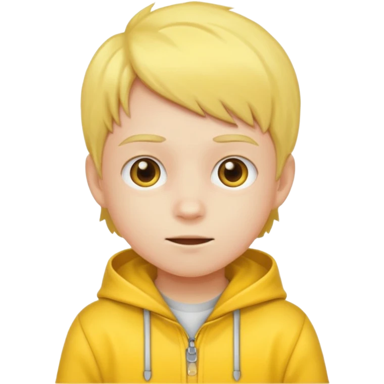 kid with yellow clothes emoji