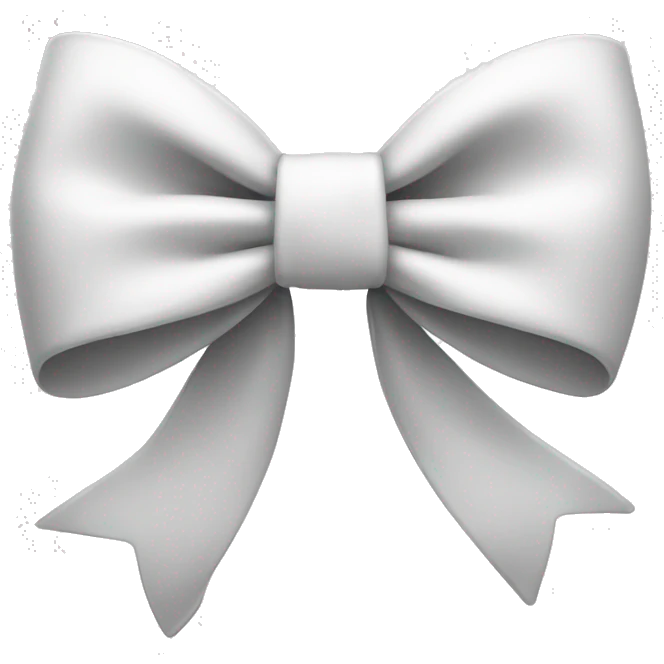 white bow emoji