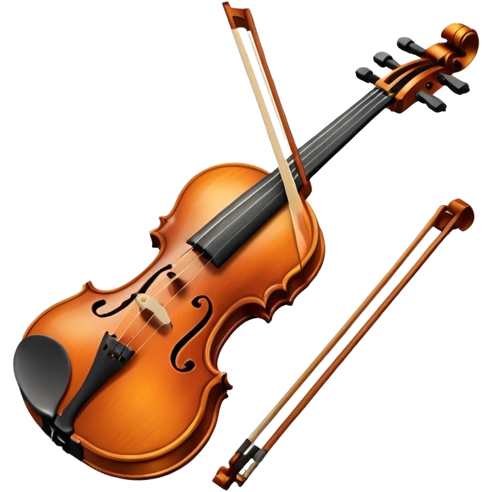 A violin emoji