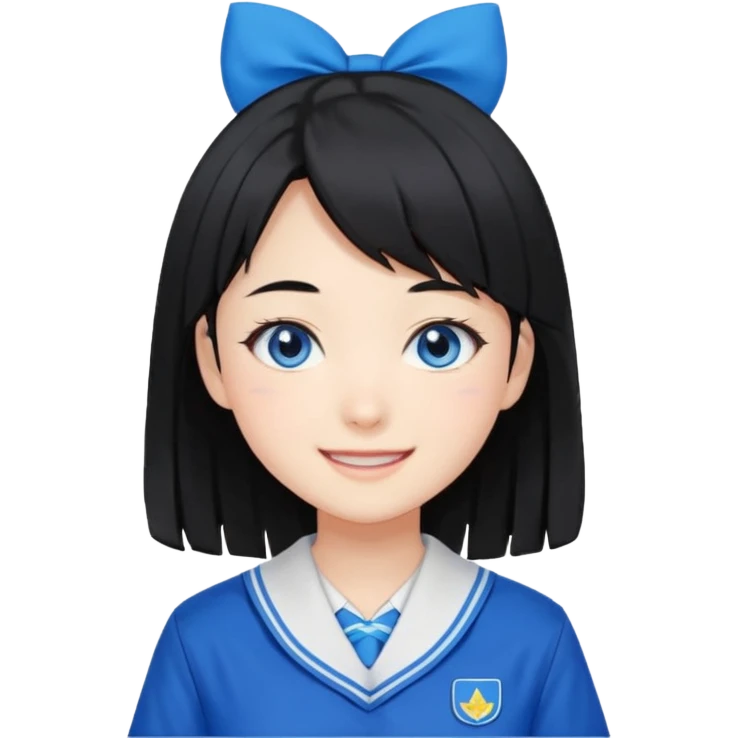 Anime girl named lili chan  with Seifuku emoji