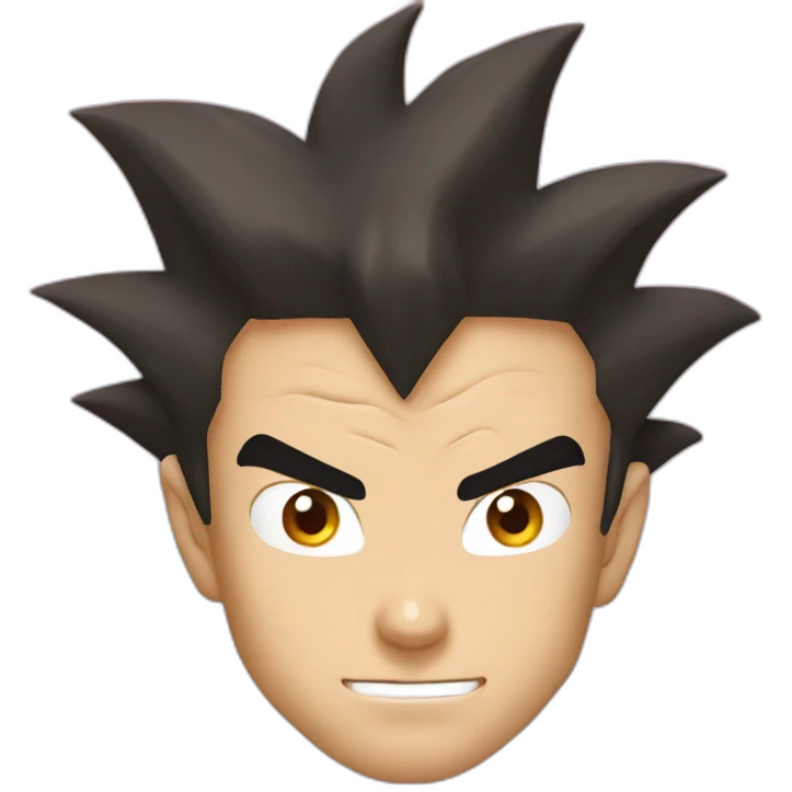 san goku face emoji