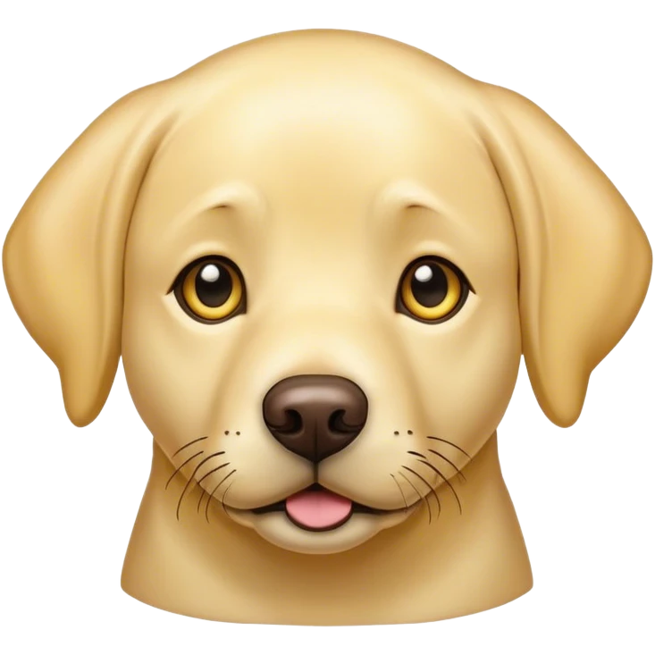 Yellow lab emoji