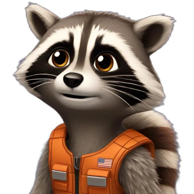 rocket-racoon emoji