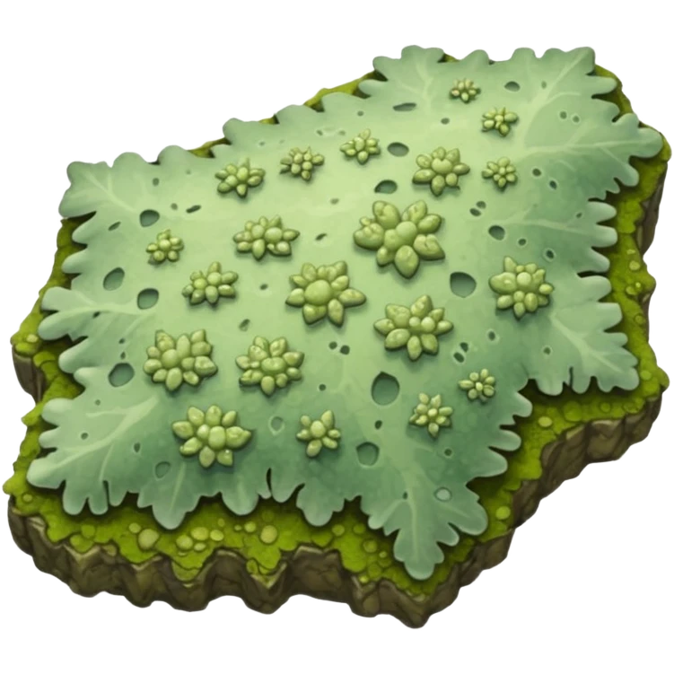 líquen na pele emoji