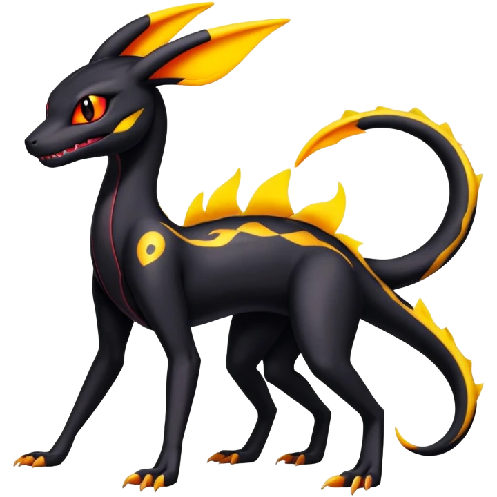 Salazzle-Salandit-Umbreon-Fakémon-hybrid-creature (full body) 4 legs emoji