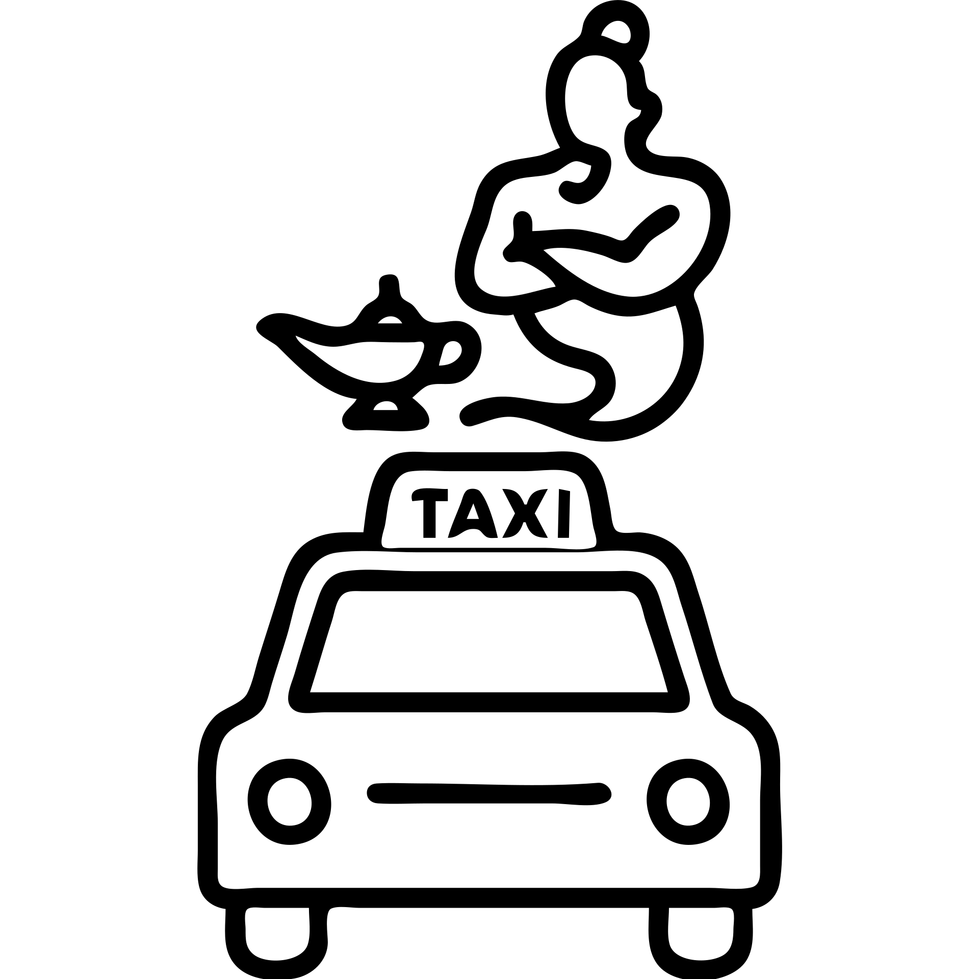 Djinn vodka taxi icon emoji