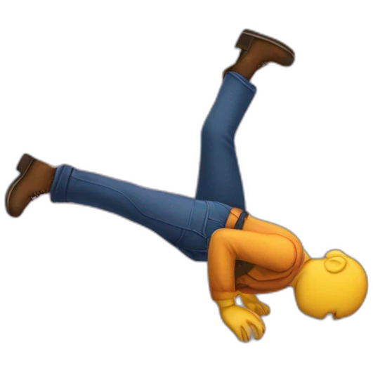 fall down emoji
