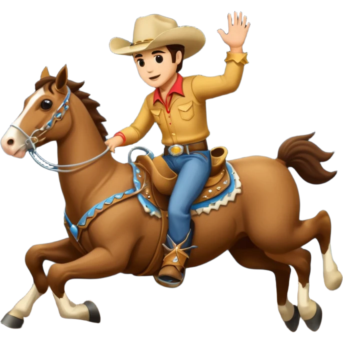 Rodeo at night  emoji